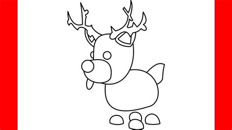 Adopt cute pets decorate your home explore the world of adopt me! How To Draw Reindeer From Roblox Adopt Me - Step By Step ...