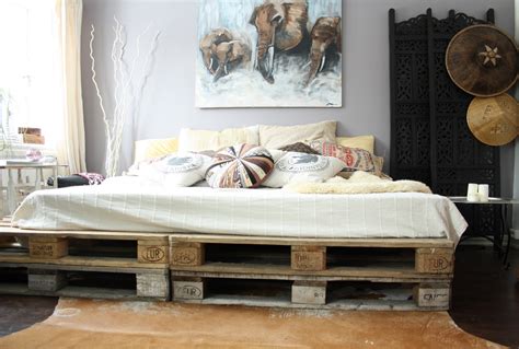 diy bed frames  give   restful spot