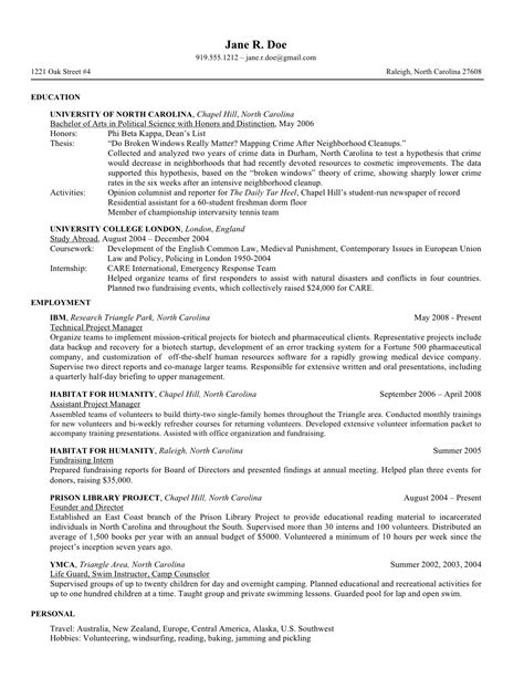 Below you'll find two college graduate resume samples, a template, and writing tips to help you build a competitive application. 5 Law School Resume Templates: Prepping Your Resume for Law School - School of Law - University ...