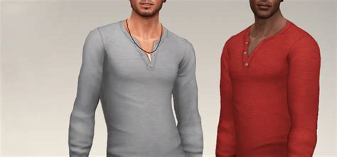 Sims 4 Cc Best Long Sleeve Shirts For Guys Fandomspot