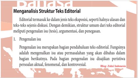 Materi Menganalisis Unsur Kebahasaan Teks Editorial Mapel Bahasa Hot
