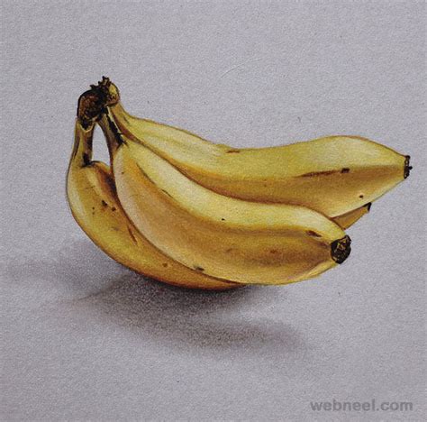 Color Pencil Drawing Fruit 4