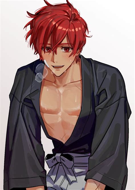 Pin By Barreto On Personagens Anime Red Hair Red Hair Anime Guy