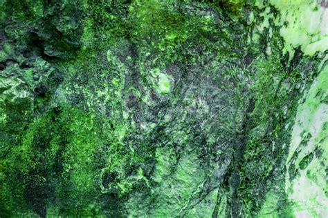 Green Rock Texture Geology For Texture And Background Design Stock