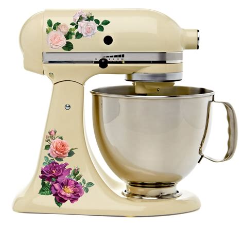 Beautiful Garden Rose Kitchenaid Mixer Mixing Machine Decal Etsy