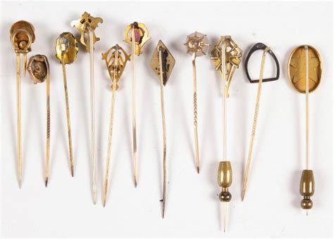Assorted Antique Vintage Pins Lot Of 25 Jeffrey S Evans And Associates