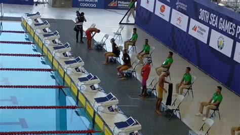 30th Sea Games 2019 Aquatic Swimming Men 400m Freestyle Heat 1 Youtube