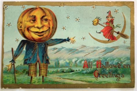 Vintage Halloween Collector 31 Vintage Halloween Postcards 14