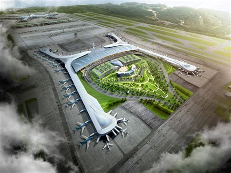 Incheon International Airport Infographic Seoul South Korea