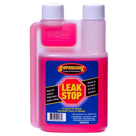 R134a And 1234yf Seal Leak Stop Concentrate 8oz Tsi Supercool