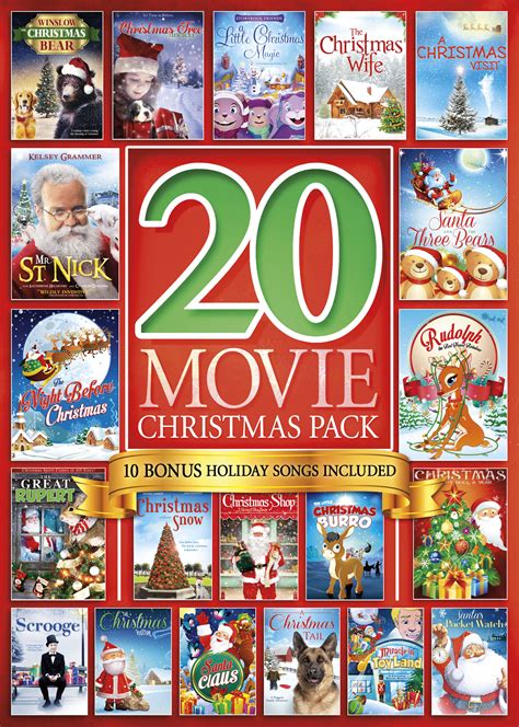 Best Buy 20 Movie Christmas Pack 3 Discs Dvd