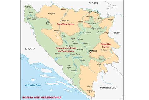 Zemljevid Bosna In Hercegovina Spletni Portal