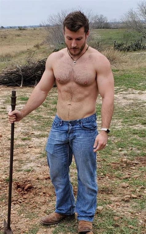 Pin By Abel On Blue Collar Rednecks Country Guys In Beard Shirtless Scruffy Men