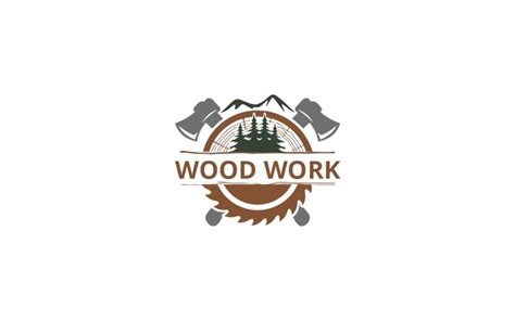 Wood Work Logo Template 143296 Templatemonster