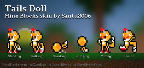 Mine Blocks Tails Doll Skin By Santu2006 Mega Skin