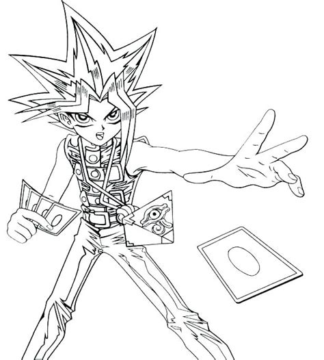 Yu Gi Oh Coloring Pages To Print At Free Printable Colorings Pages To Print
