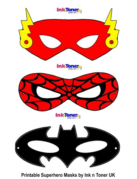 Print and decorate these four free printable mask templates into awesome paper superhero masks. Printable Superhero Masks for Super Hero Day | Inkntoneruk ...
