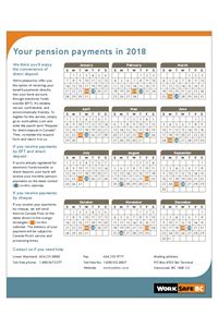 2/ 2019 notes january 9, feb.10, march 10, april 6, may 6, june 10, july 10, august 10, september 10, october 6, november 10, and december. WorkSafeBC