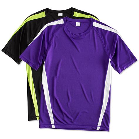 Is there a minimum order size if i use these sports templates? Custom Sport-Tek Competitor Colorblock Performance Shirt ...