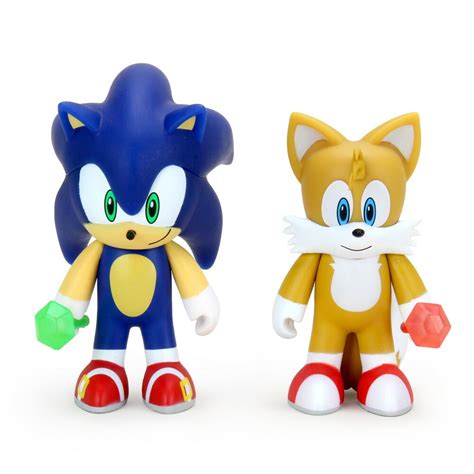 Sonic Kidrobot Sonic En Tails Vinyl Figuren 2 Pack Vet Cool Shops