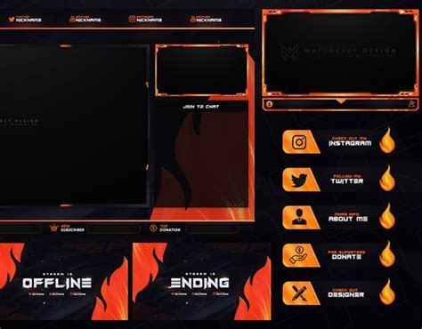 Totgraphic I Will Design Professional Twitch Overlay Template Logo