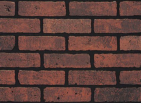 Mendez landscaping brick pavers, woodstock, illinois. DPI Earth Stones 4' x 8' Gaslight II Red Brick Hardboard Wall Panel at Menards®
