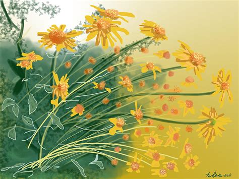 Spring Desert Flowers Digital Art By Gwen Barker Fine Art America