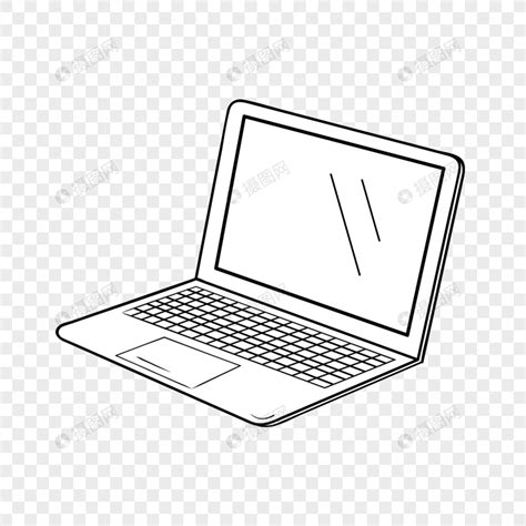 Laptop Stick Figure Png Transparent Background And Clipart Image For