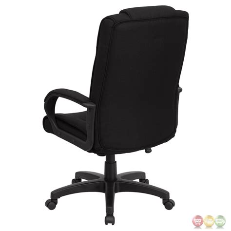 Recommended by the american chiropractic association. High Back Black Fabric Executive Office Chair GO-5301B-BK-GG
