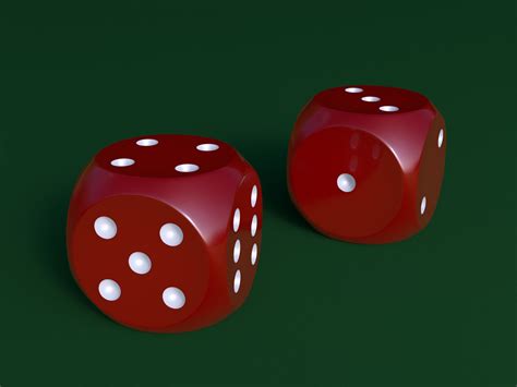 Playing Dice with Rounded Corners 3D Model OBJ | CGTrader.com