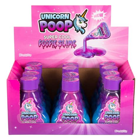 Unicorn Poop Slime 12 Pack Party Favors