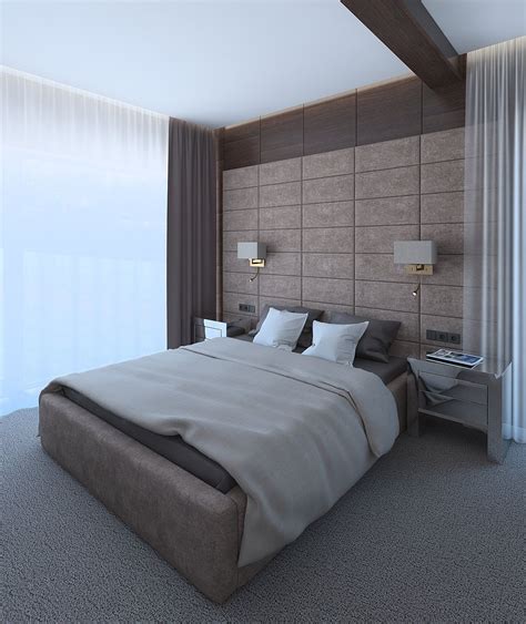 3D model Spacious bedroom with marble decor | CGTrader
