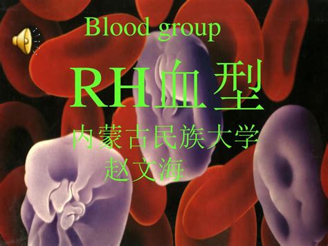 Ppt Blood Group Rh 血型 内蒙古民族大学 赵文海 Powerpoint Presentation Id4709182