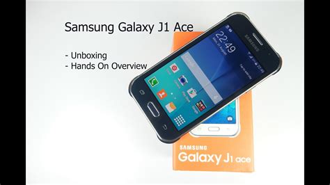 The galaxy j1 ace has a 4.3 inches wvga, 480 x 800 pixels super amoled display with a pixel density of 217 ppi. Samsung Galaxy J1 Ace Unboxing and Hands On Overview - YouTube