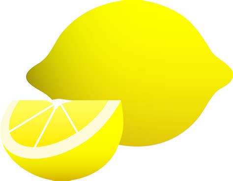 Lemon Slice Clip Art 3