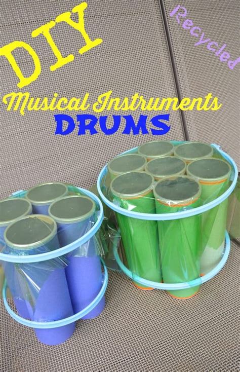 How To Make Diy Recycled Musical Instrument Drums