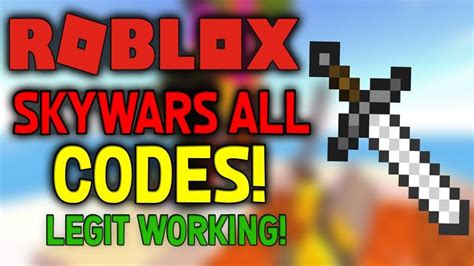 Roblox Skywars Code 2020 All Working 100 In 2020 Roblox Coding