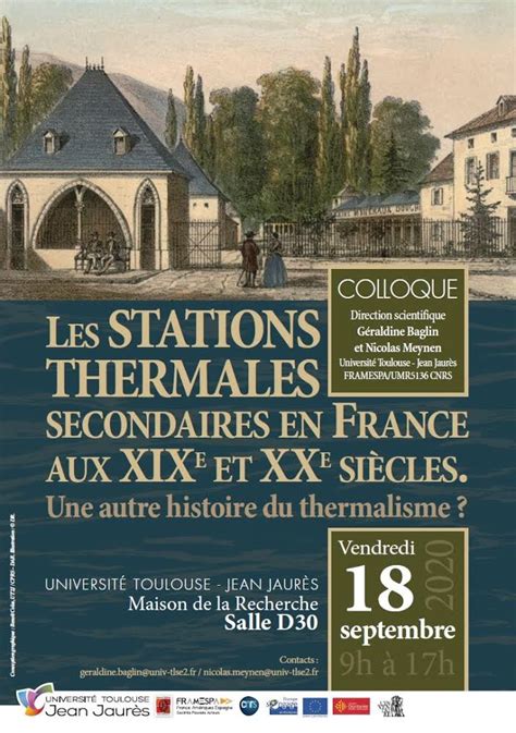 Historien Nes De La Sant Les Stations Thermales Secondaires En France