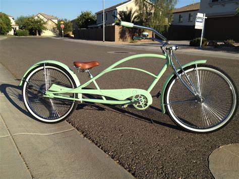 Mint Green Stretch Beach Cruiser Beach Cruiser Bikes Cruiser Bicycle
