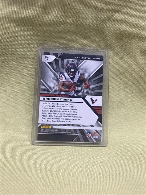 2021 Panini XR Red /249 Brandin Cooks #39 Houston Texans 🔥 | eBay