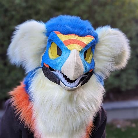 Fursuit Mask Furry Head Dino Etsy
