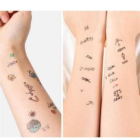 Bangtan Tattoo Minitatuagens Tatuagem Inspiradora Tatuagens Aleatórias
