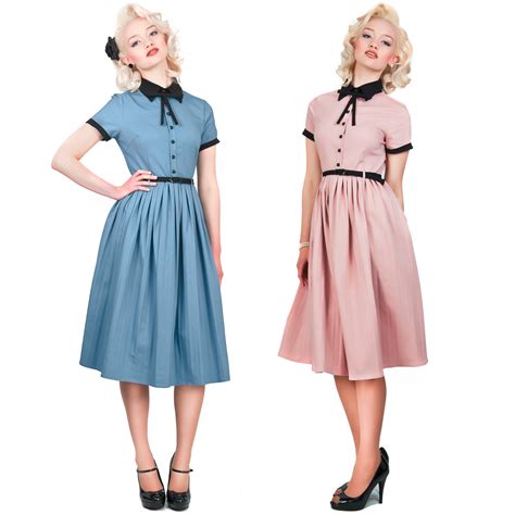 get a trendy vintage look with retro dresses girl gloss