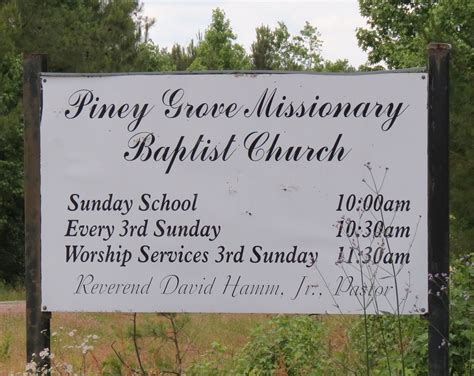 Piney Grove Missionary Baptist Church Cemetery På Cuthbert Georgia ‑ Find A Grave Begravningsplats