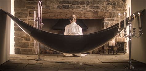 The Suspended Hammock Bath Made Of Carbon Fibre The Sculptural