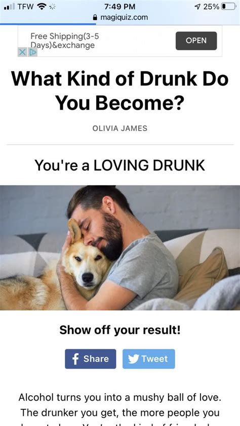 What Kind Of Drunk Are You According To This Quiz And To The People