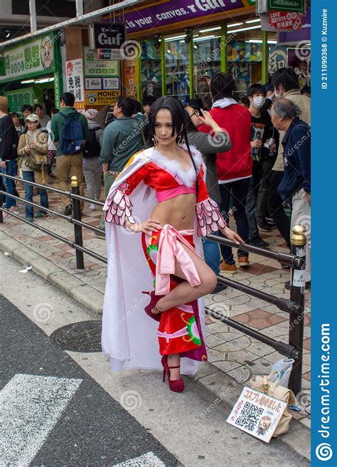 Nipponbashi Street Festa Cosplay Festival In Osaka Japan Editorial