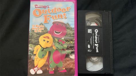 Barney S Outdoor Fun Vhs Canadian Copy Youtube