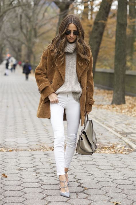 Ways To Wear White Jeans All Winter Long Glamour