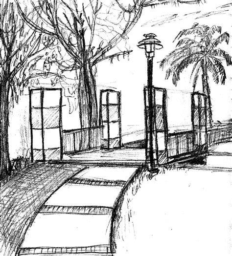 The Impulsive Sketch Journal New Park Sketch